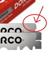 Dorco for Barber RED polovičné žiletky 100ks