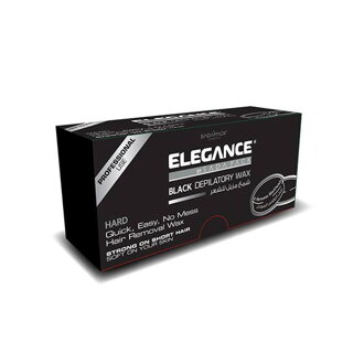 Elegance Depilatory Wax Black 300g