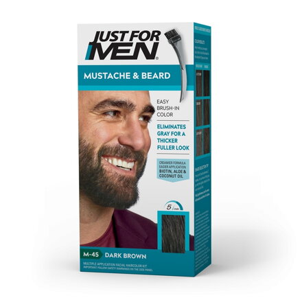 Just For Men tmavohnedá farba na bradu a fúzy