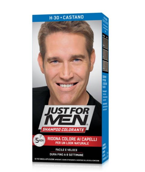 Just For Men šampón na šedivé vlasy H-30 Light-Medium Brown